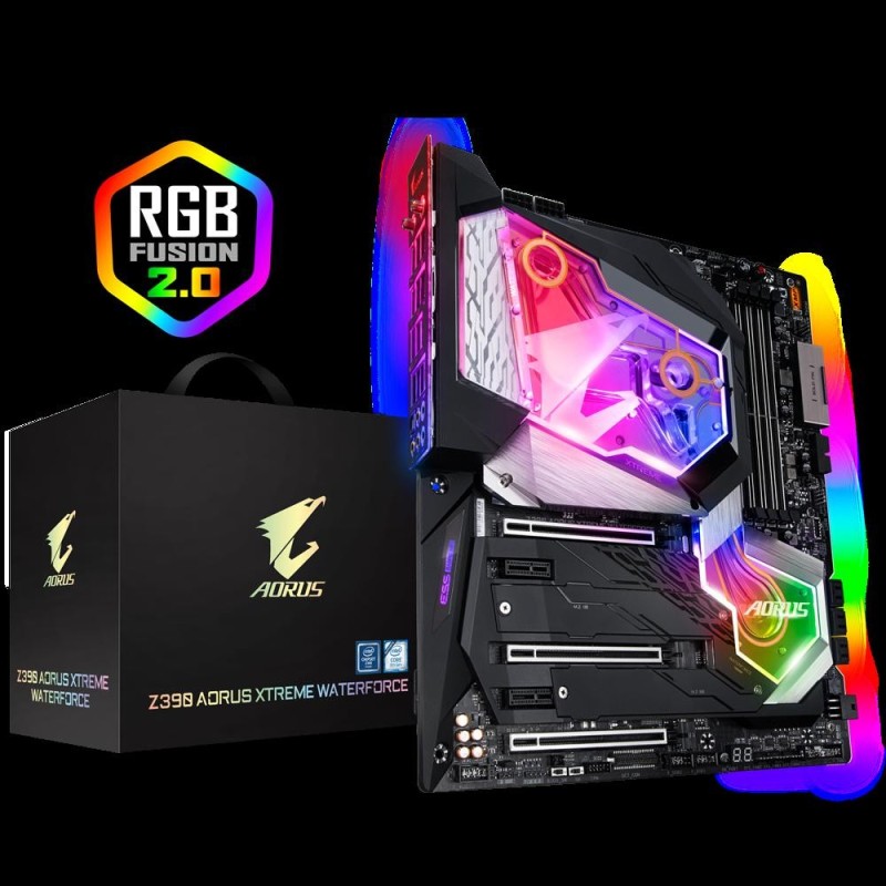 Placa de baza gigabyte z390 aorus extreme waterforce intel® z390express chipset 4 x ddr4 dimm