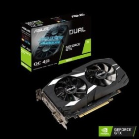 Placa video asus geforce gtx 1650 dual o4g dual-gtx1650-o4g memory 4gbgddr5 128bit 64 gb/s memory