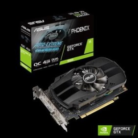 Placa video asus geforce phoenix 1650 oc ph-gtx1650-o4g 4gb gddr5 memory bus 128bit memory bandwidth