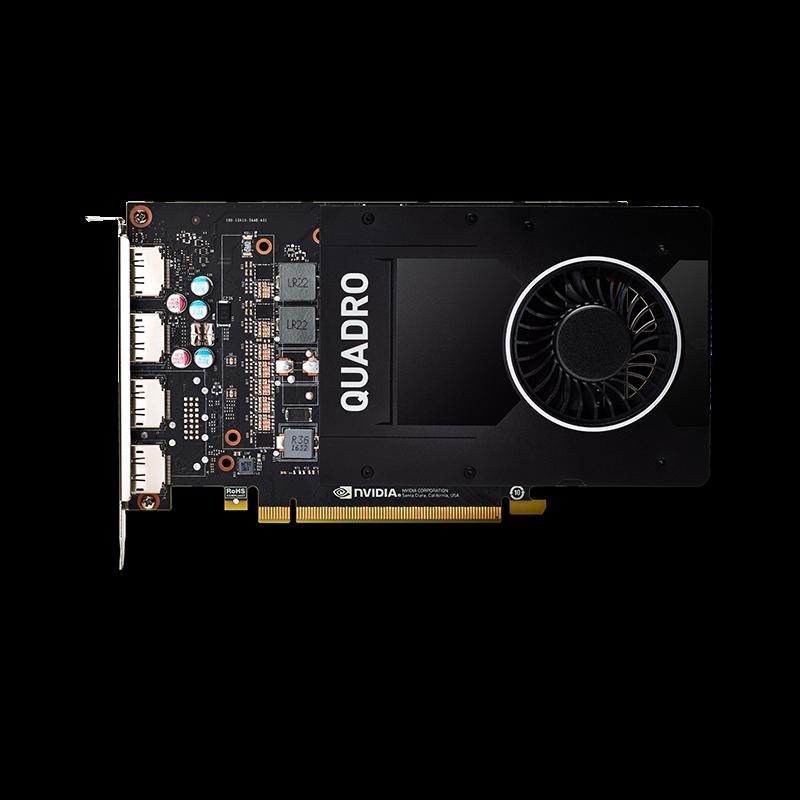 Placa video pny nvidia quadro p2000 vcqp2000-pb cuda cores: 1024mhz 5gb gddr5 160-bit pci express