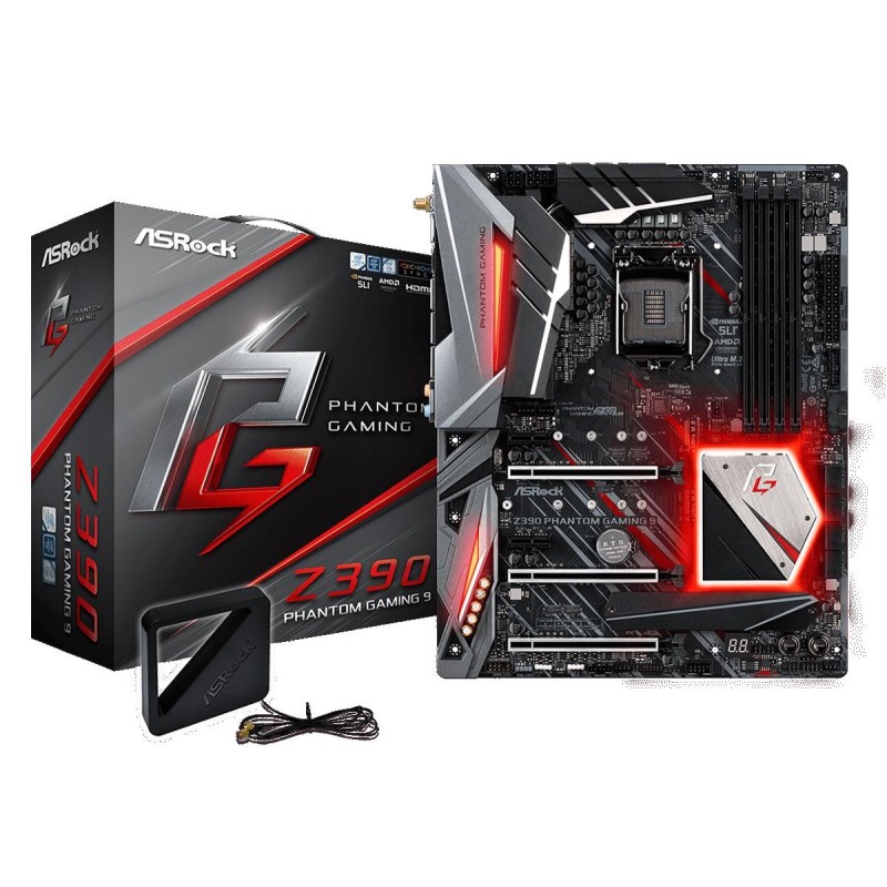 Placa de baza asrock intel z390 phantom gaming 6 4 x ddr4 dimm slots supports