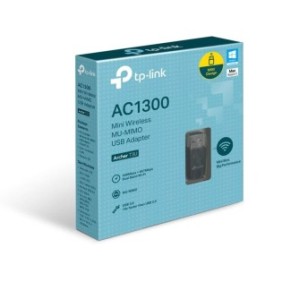 Tp-link ac1300 mini adaptor usb wireless mu-mimo archer t3u usb 3.0 antena omni directionala standarde