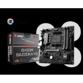 Placa de baza msi b450m bazooka v2 amd b450 chipset cpu max ryzen7 ddr4 memory: