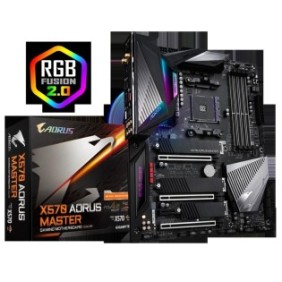 Placa de baza gigabyte amd socket am4 x570 aorus master support forddr4 4400(o.c.) / 4300(o.c.)