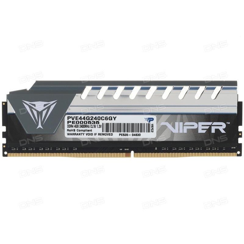 Memorie ram patriot viper elite dimm ddr4 4gb 2400mhz cl 16 1.2v