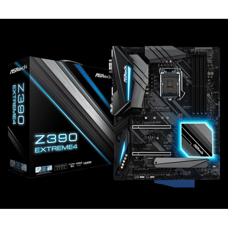 Placa de baza asrock z390 extreme4 socket 1151 4 x ddr4dimm slots 3pcie 3.0 x16