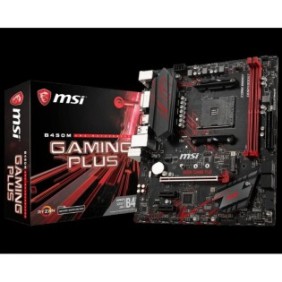 Placa de baza msi b450m gaming plus amd b450 cpu (max support):ryzen 7 ddr4 memory: