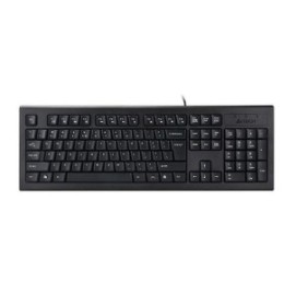 Tastatura a4tech krs85 cu fir 104 taste format standard  usb negru