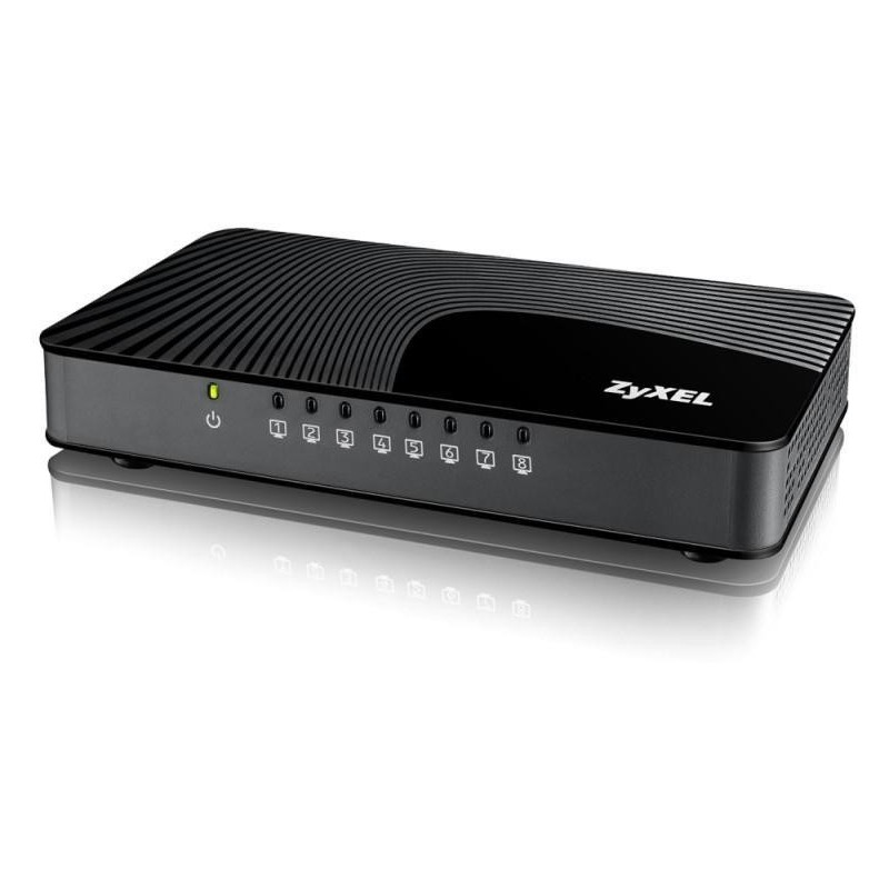 Zyxel gs-108s v2 8-port desktop gigabit ethernet media switch