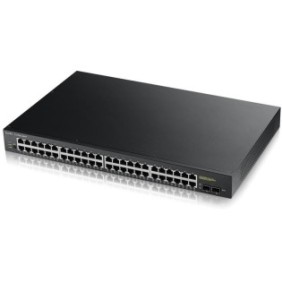 Zyxel gs1900-48 48-port gbe smart managed switch cu 2xsfp gbe uplink