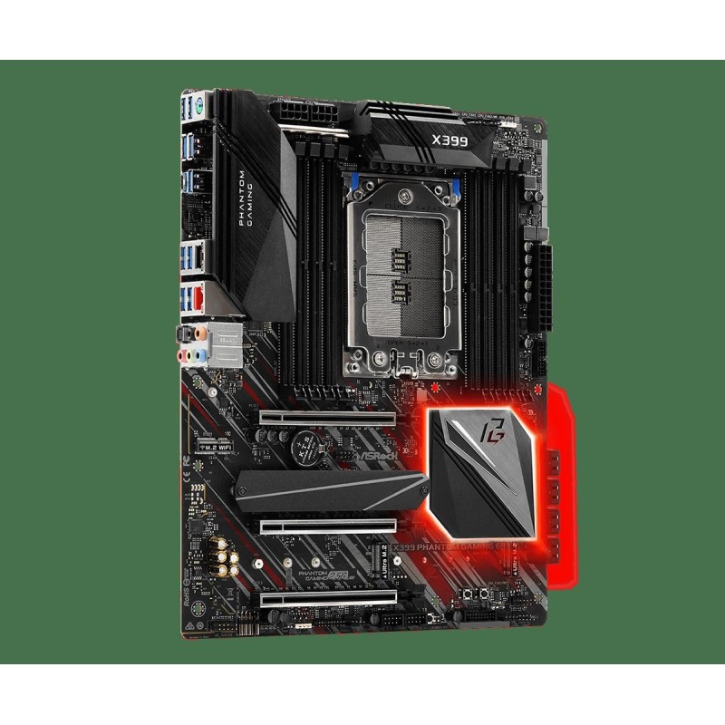 Placa de baza asrock socket tr4 x399 phantom gaming 6 supports amd tr4socket ryzen™ threadripper™