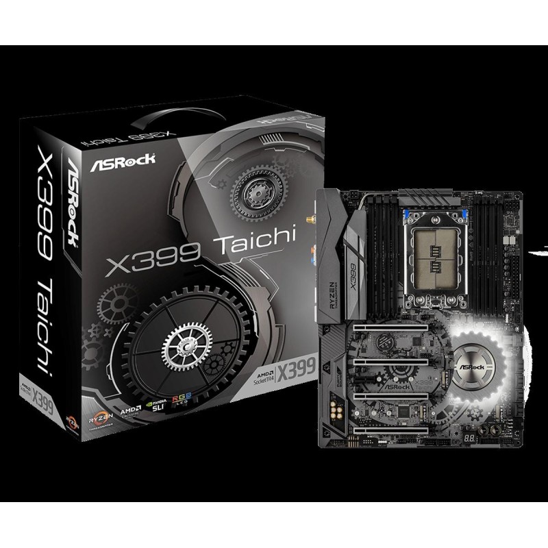 Placa de baza asrock socket tr4 x399 taichi supports amd tr4 socketryzen threadripper series cpus