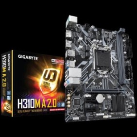 Placa de baza gigabyte h310m a 2.0 socket lga1151 v2 2 x ddr4 dimmsockets supporting