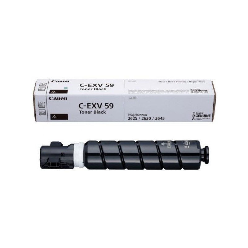 Toner canon c-exv59b black capacitate 30k pagini pentru ir 2625i/2630i/2645i.