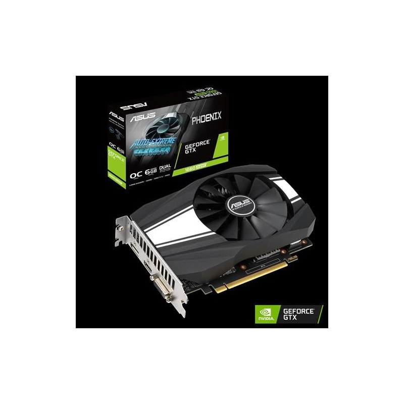 Placa video asus phoenix geforce® gtx 1660 super™ oc edition 6gb gddr6 ph-gtx1660s- o6g pci