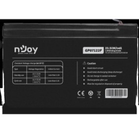 Acumulator njoy gp07122f 12v 23.51w/cell  battery model gp07122f voltage 12v power (165v/cell@15 min) 23.51w/cell type