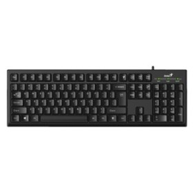 Tastatura genius kb-100 black cu fir (1.5m) interfata usb format standard cu taste numerice us