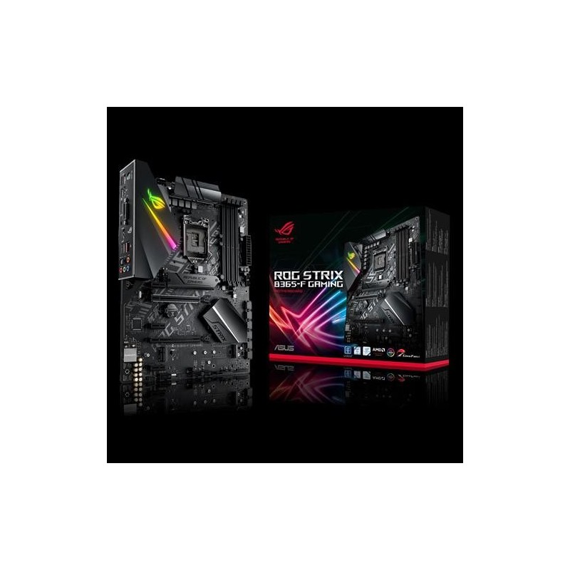 Placa de baza asus socket lga1151 v2 rog strix b365-f gaming aura sync rgb  cpu