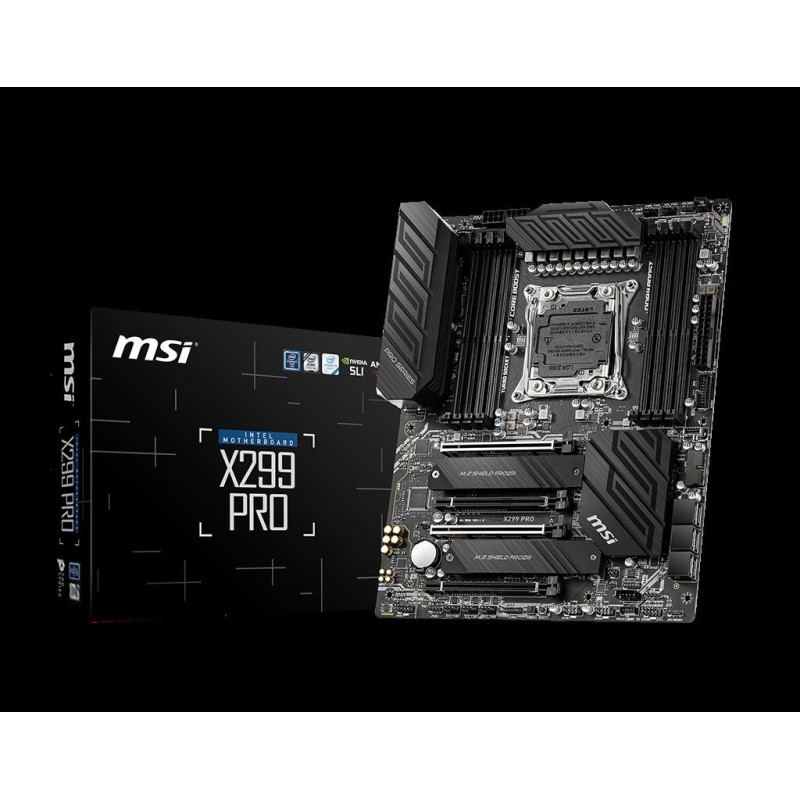 Placa de baza msi x299 pro  model name x299 pro cpu support supports intel®  core™