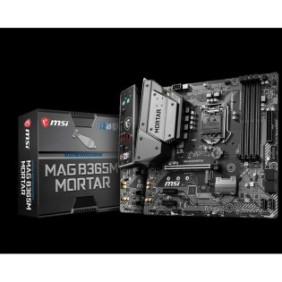 Placa de baza msi mag b365m mortar  model name mag b365m mortar cpu support supports