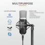 Microfon trust gxt 252 emita streaming mic  specifications general application desktop handheld height of main