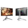 Monitor 27 aoc ag273qx gaming va 16:9 qhd 2560x1440 165 hz wled1 ms 400 cd/m2