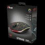 Mouse fara fir trust gxt 117 strike wireless gam mouse  specifications general height of main