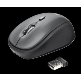 Mouse fara fir trust yvi wireless mouse - black  specifications general height of main product