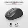 Mouse fara fir trust yvi wireless mouse - black  specifications general height of main product