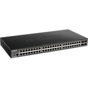 Switch d-link dgs-1250-52x  48 porturi gigabit 4 porturi sfp+ capacity 176gbps cpu speed: 1ghz ddr3