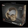 Casti cu microfon trust gxt 310d radius gaming headset - desert camo  specifications general height