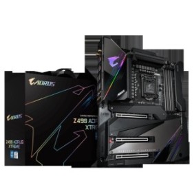 Intel® z490 aorus motherboard with 16+1 phases digital vrm fins-array ii heatsink direct-touch heatpipe ii