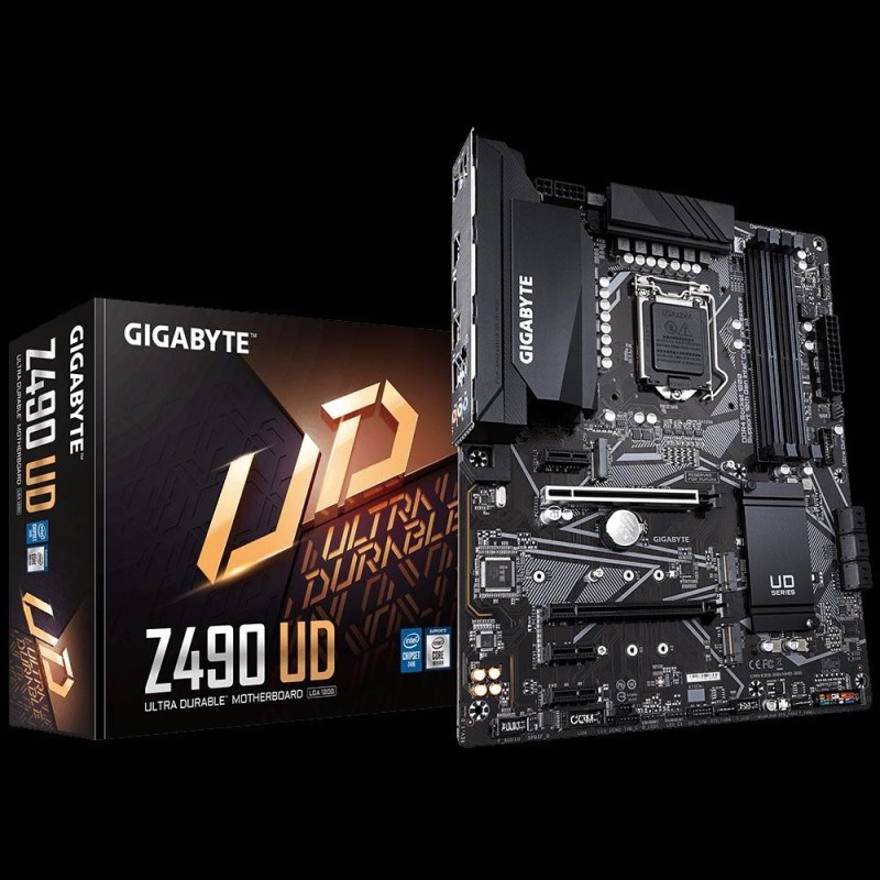 Placa de baza gigabyte z490 ud socket lga 1200  intel® z490 ultra durable motherboard with