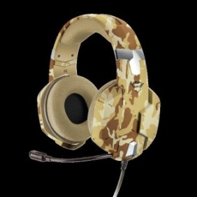 Casti cu microfon trust gxt 322d carus gaming headset - desert camo  specifications general height