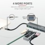 Adaptor trust halyx aluminium usb-c to 4-port usb-a 3.2 hub  specifications general storable cable no