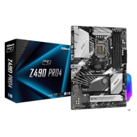 Placa de baza asrock z490 pro4 socket lga 1200  supports 10th gen intel® core™ processors