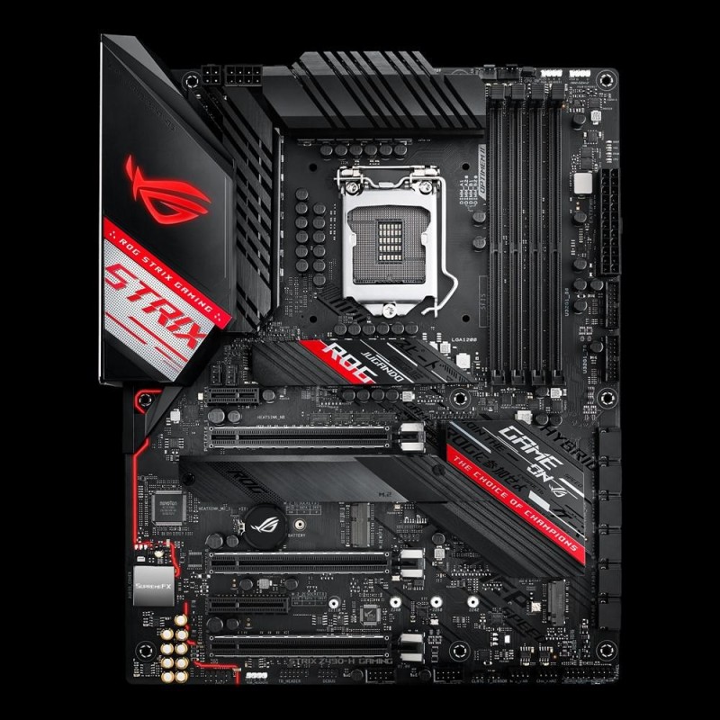 Placa de baza asus rog strix z490-h gaming socket lga 1200  cpu intel® socket 1200