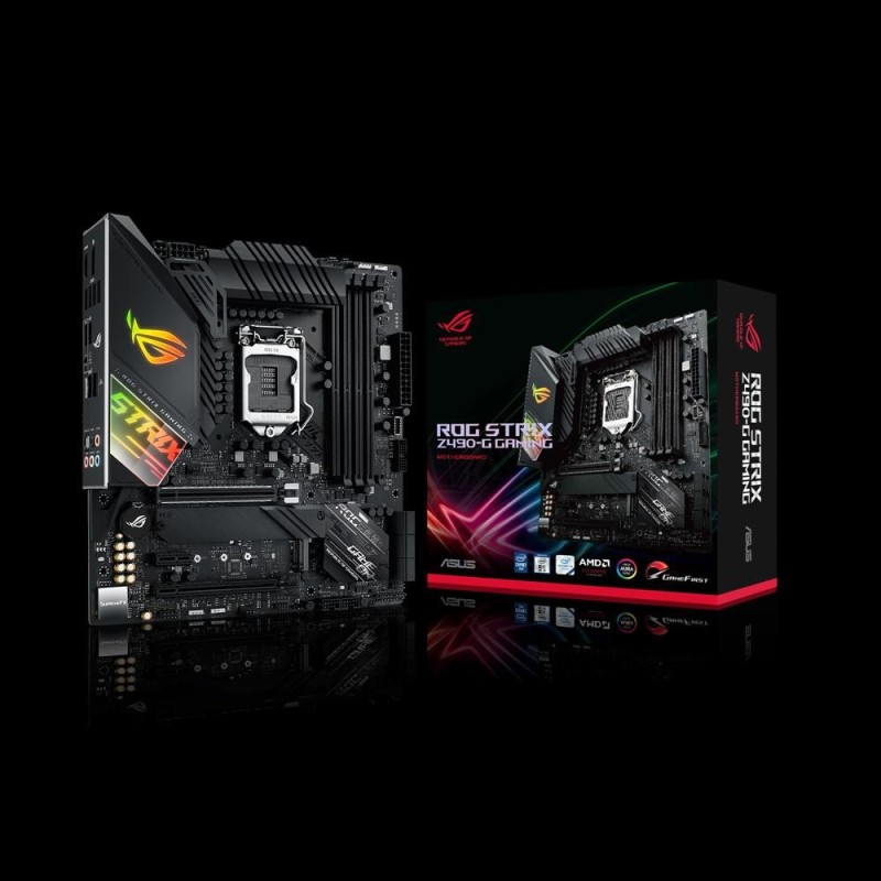 Placa de baza asus rog strix z490-g gaming socket lga 1200  cpu intel® socket 1200