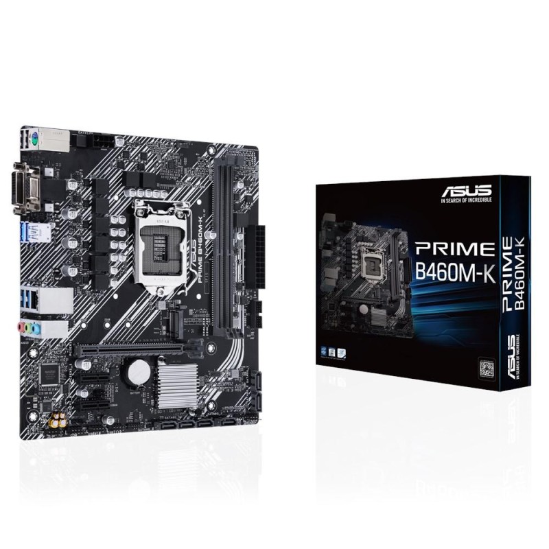 Placa de baza asus prime b460m-k socket lga 1200  cpu intel® socket 1200 for 10th