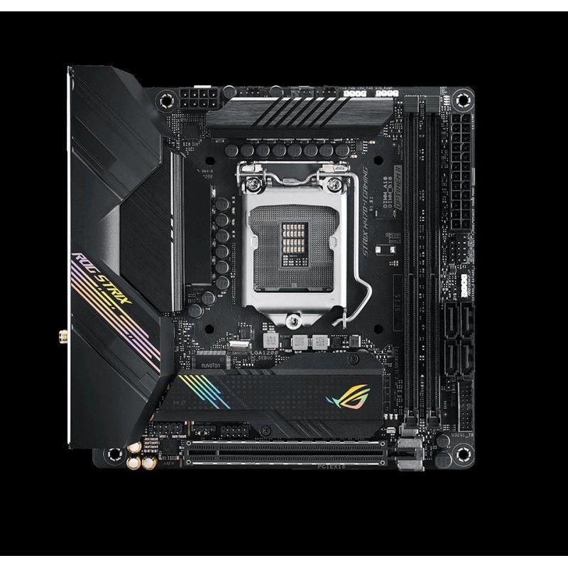 Placa de baza asus rog strix h470-i gaming socket lga 1200  cpu intel® socket 1200