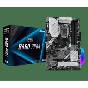 Placa de baza asrock b460 pro4  b460 pro4 supports 10th gen intel® core. processors (socket