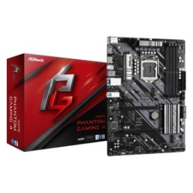 Placa de baza asrock h470 phantom gaming 4 socket lga 1200  supports 10th gen intel®