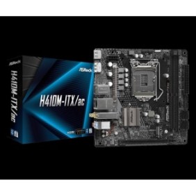 Placa de baza asrock h410m-itx/ac socket lga 1200  supports 10th gen intel® core™ processors (socket