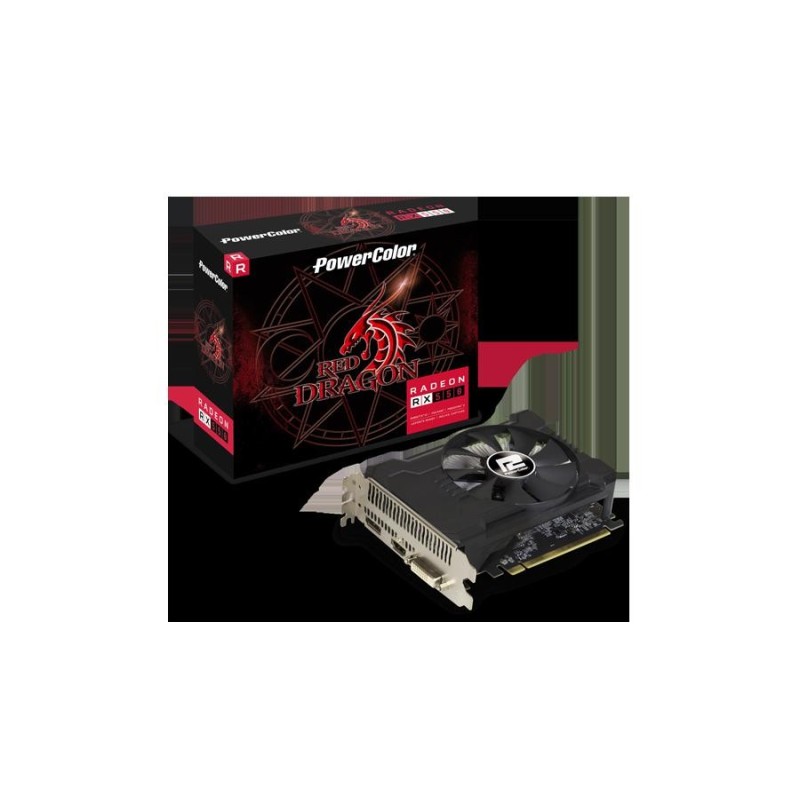 Placa video powercolor red dragon radeon™ rx 550 2gb axrx 550 2gbd5-dh  graphics engine axrx