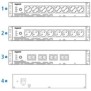 Ups legrand keor pdu monofazat 800va/480w 8x iec c13 technologie off- line conexiune usb hid