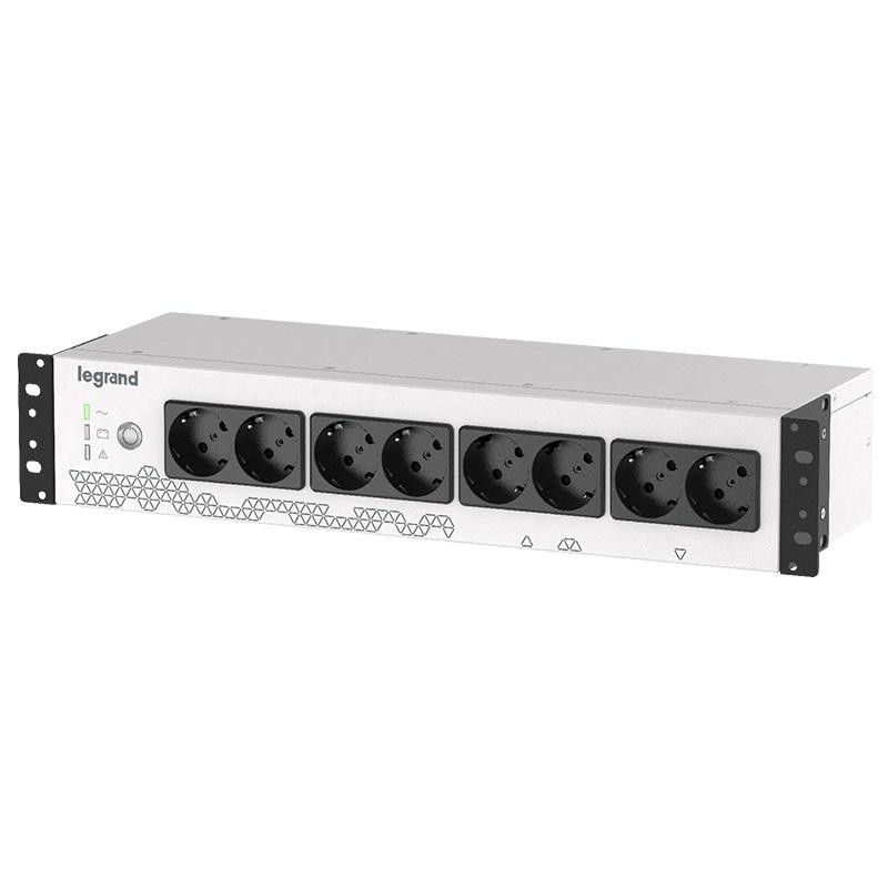 Ups legrand keor pdu monofazat 800va/480w in 1xiec 10a out 8x schuko technologie off-line conexiune