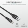 Cablu incarcare trust ndura usb to lightning cable 1m  specifications general total weight 25 g