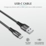 Cablu incarcare trust keyla extra-strong usb to usb-c cable 1m  specifications general total weight 25