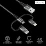 Cablu incarcare trust keyla extra-strong 3-in-1 usb cable 1m  specifications general total weight 25 g