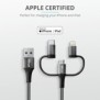 Cablu incarcare trust keyla extra-strong 3-in-1 usb cable 1m  specifications general total weight 25 g